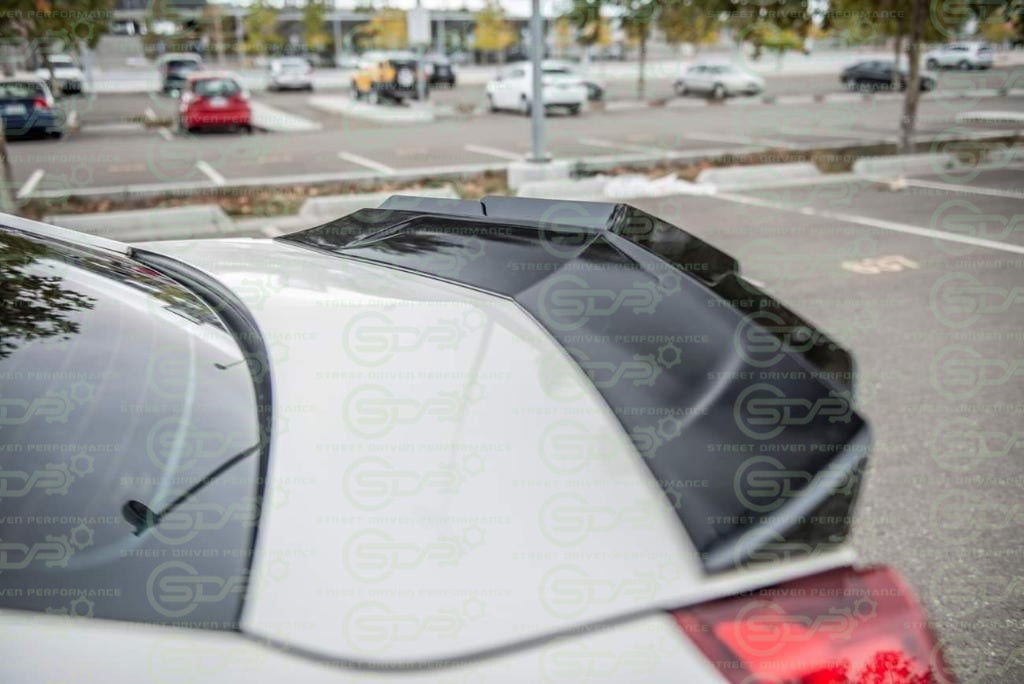 2009-2015 Cadillac CTS-V V2 Sedan GLOSS BLACK Rear Trunk Wing Wickerbill Spoiler